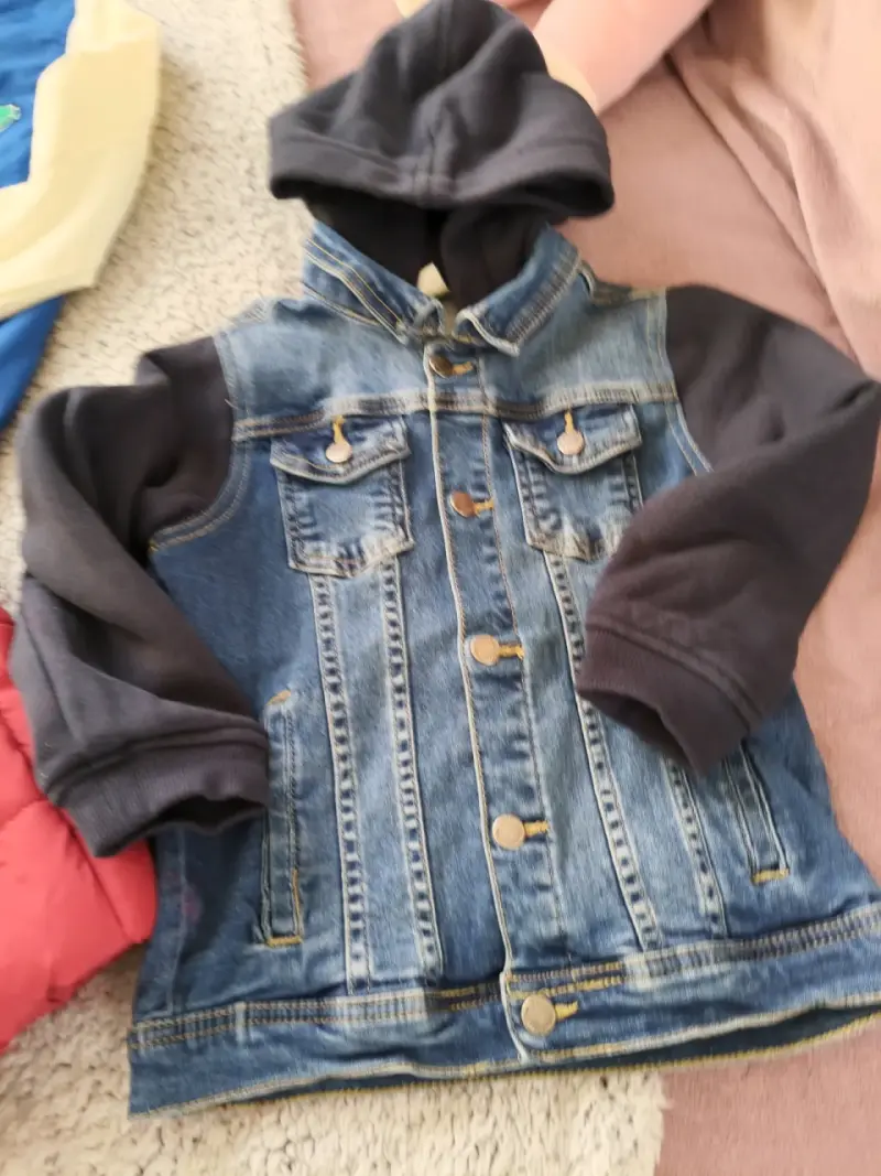 Chaqueta de niño con capucha y diseño de dinosaurios - 2