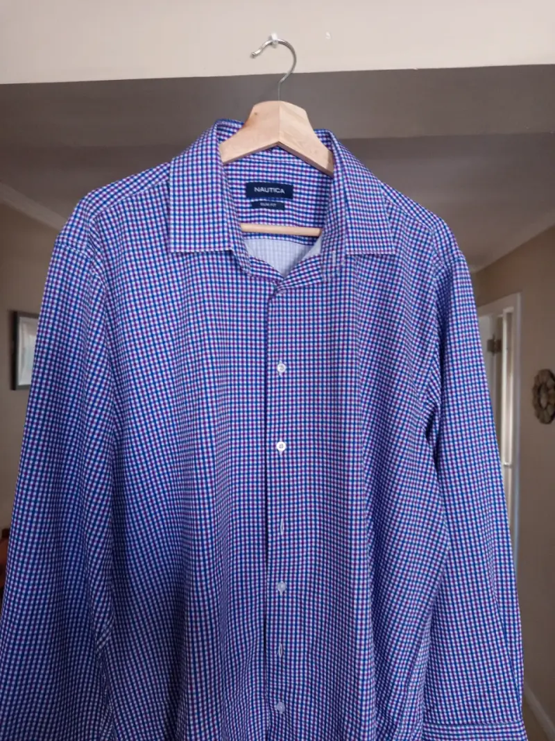 Camisa a cuadros Nautica Slim Fit para hombre - 2