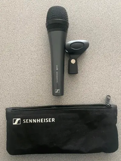 Micrófono Sennheiser E835 con soporte y estuche - miniatura 1