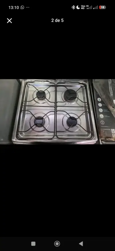 Cocina a gas Mademsa 4 quemadores con horno - miniatura 2