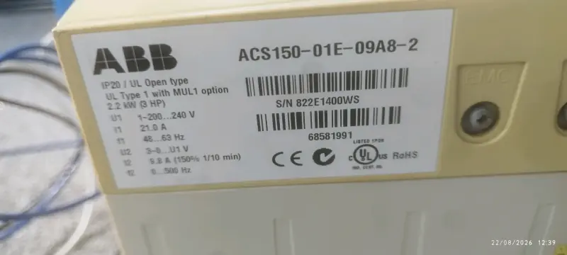 Conjunto Motor Trifásico VEM+Variador ABB - 2