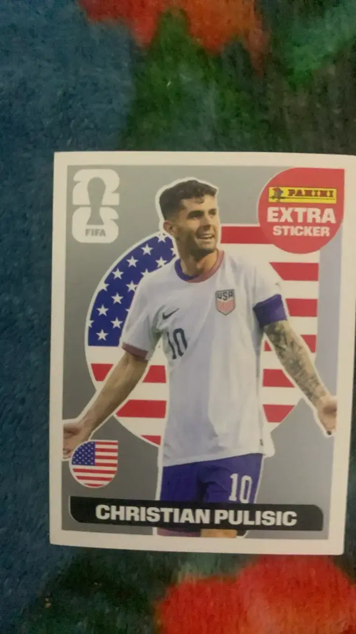 Set de Stickers Panini FIFA 2022 Christian Pulisic y Luis Suárez - 4