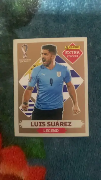 Set de Stickers Panini FIFA 2022 Christian Pulisic y Luis Suárez - miniatura 5