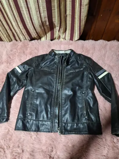 Chaqueta de cuero para niño Dog Nose - miniatura 1
