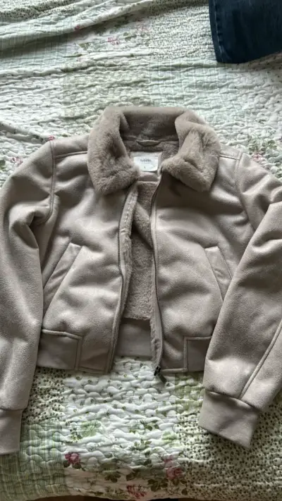 chaqueta sybilla L beige-gris - miniatura 1