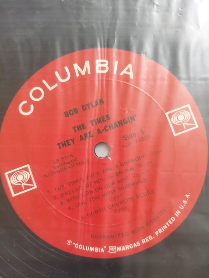 Vinilo Bob Dylan The Times They Are A-Changin' - 3