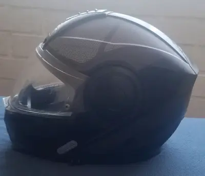 Casco de Moto LS2 Negro con Visera - miniatura 3