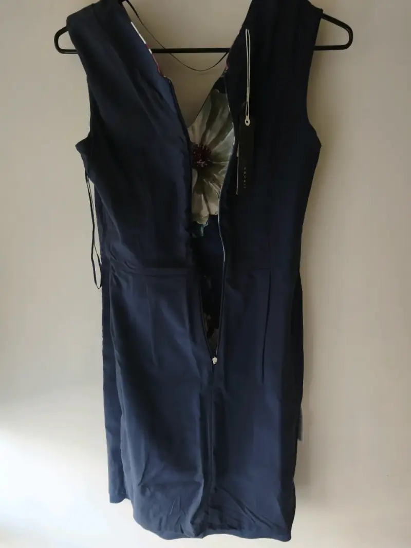 Vestido floral azul sin mangas Esprit - 5