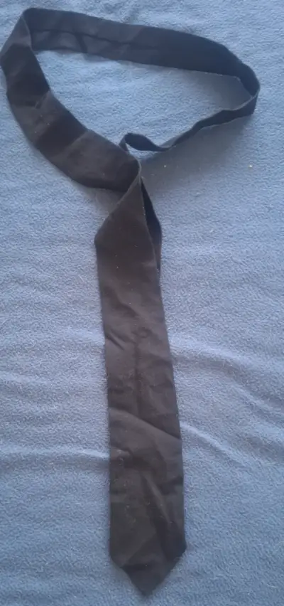 Corbata negra clásica - miniatura 2