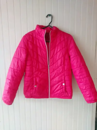 Chaqueta acolchada rosa para mujer - miniatura 1
