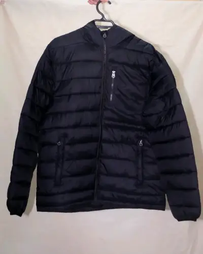 Chaqueta acolchada negra Burton con capucha - miniatura 1