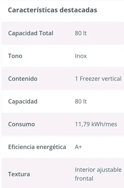 Freezer vertical Libero inox 80 litros - miniatura 4