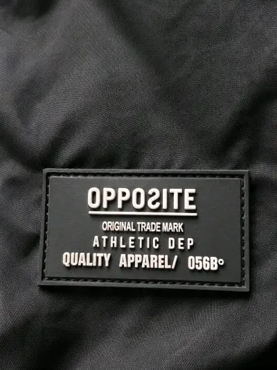 Parka negra con capucha de piel sintética Opposite - miniatura 3