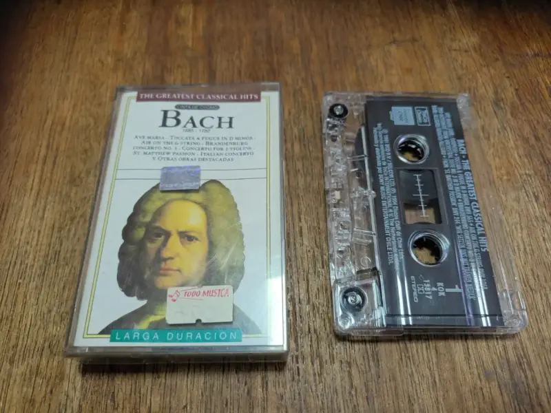 Cassette música Bach The Greatest Classical Hits - 1