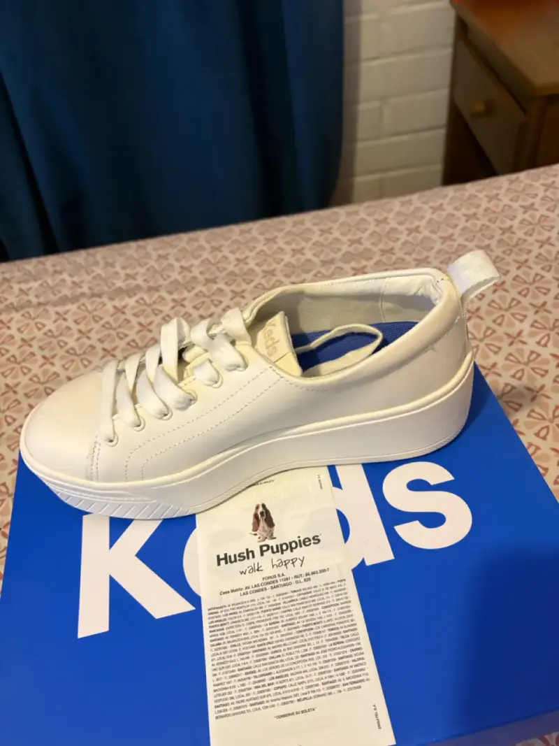 Zapatillas blancas de cuero Keds - 2