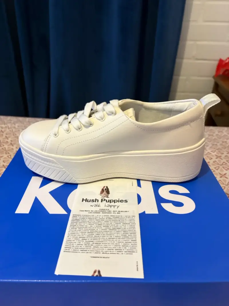 Zapatillas blancas de cuero Keds - 4