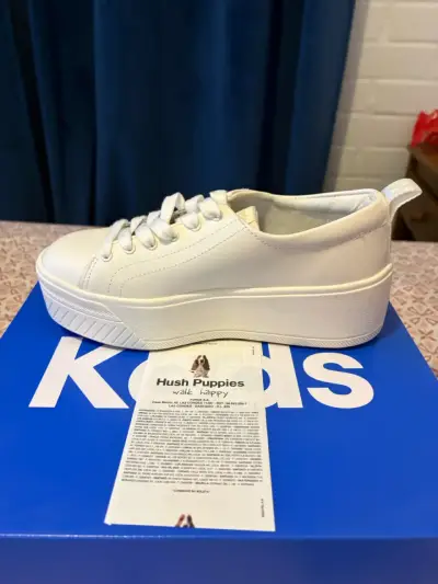 Zapatillas blancas de cuero Keds - miniatura 4
