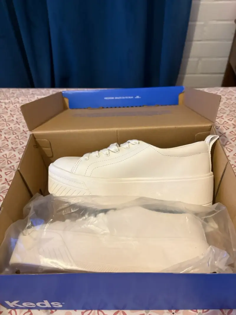 Zapatillas blancas de cuero Keds - 6