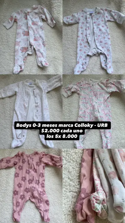 Lote de ropa para bebé 0-6 meses varias marcas - miniatura 3