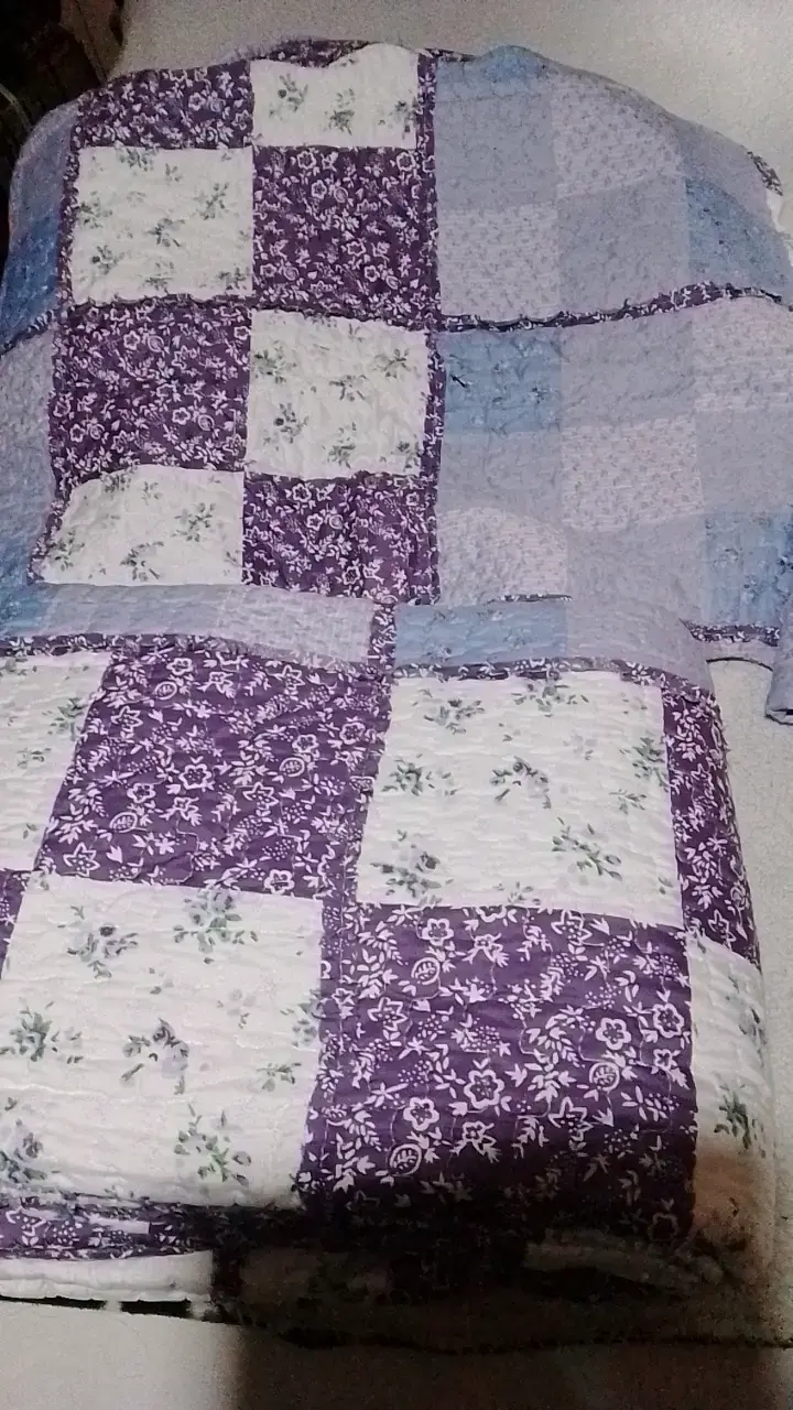 Quilt Patchwork Doral 2 Plazas Floral - 2