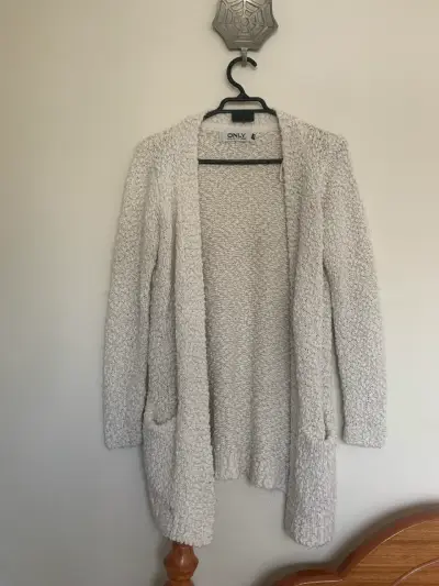 Cardigan de punto beige marca Only - miniatura 1