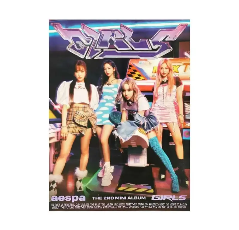 Álbum de Aespa Girls con póster y photocards - 4