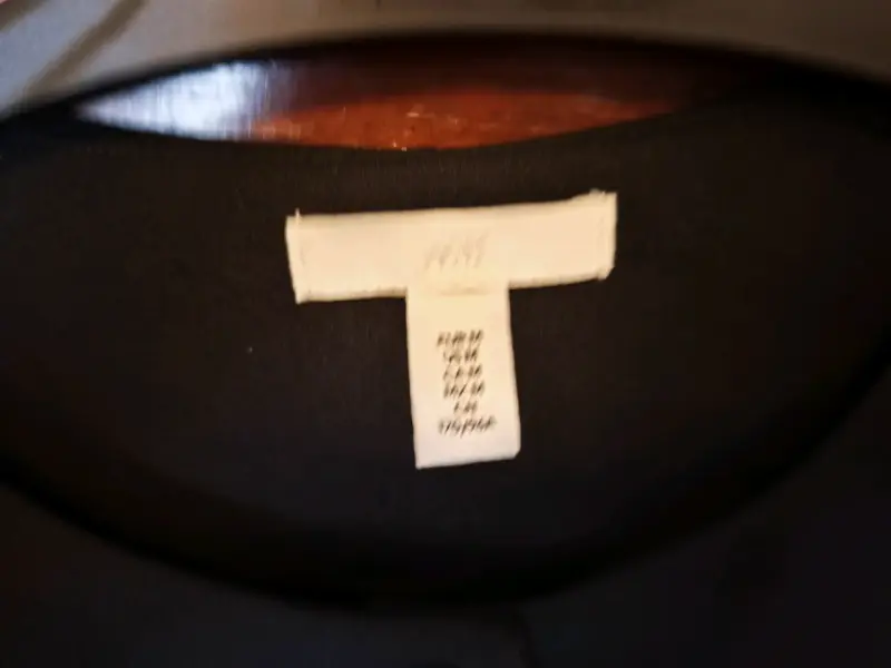 Chaleco sin mangas negro H&M talla M - 2