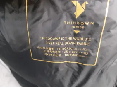 Chaqueta de invierno negra con capucha K2 - miniatura 6