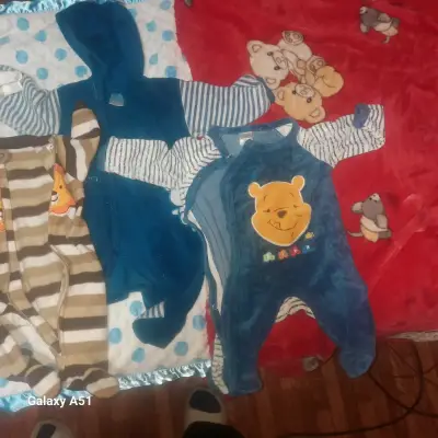 Conjunto de pijamas para bebé en algodón suave - miniatura 3