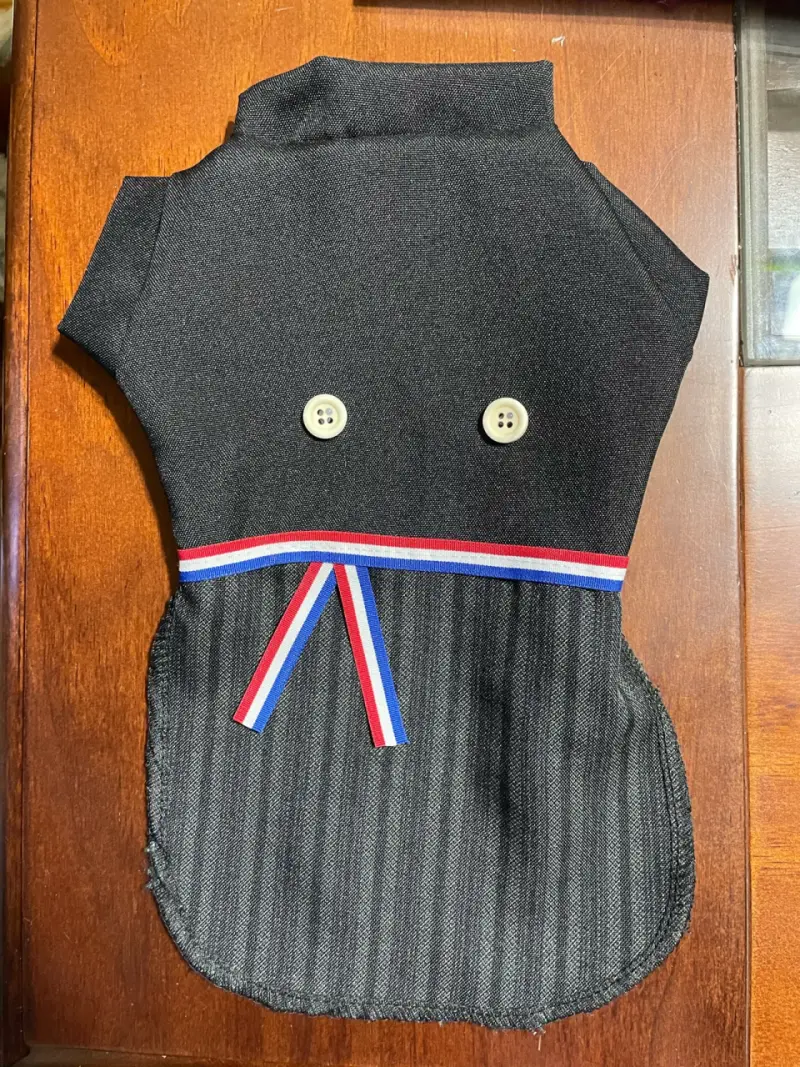 Traje de Huaso para Perro con Cinta Tricolor