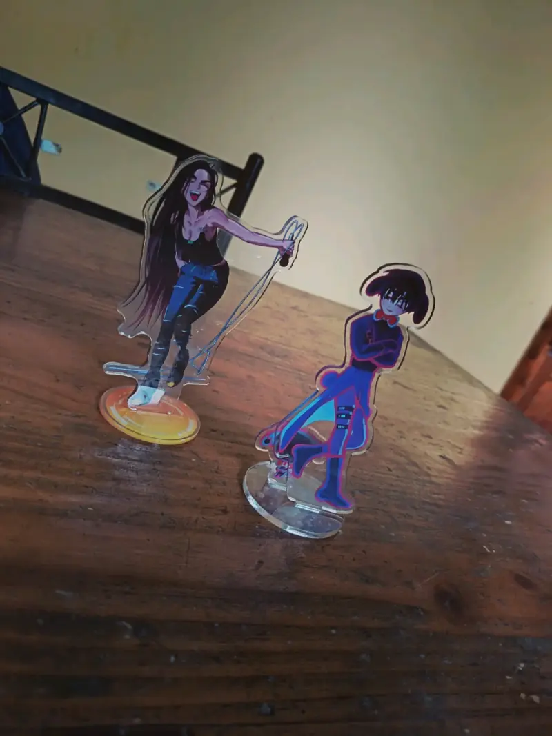 Figuras acrílicas de personajes de anime - 2