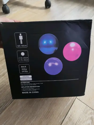 ✨ Pelota de Pilates 65 cm + Inflador (Nuevo) - miniatura 1