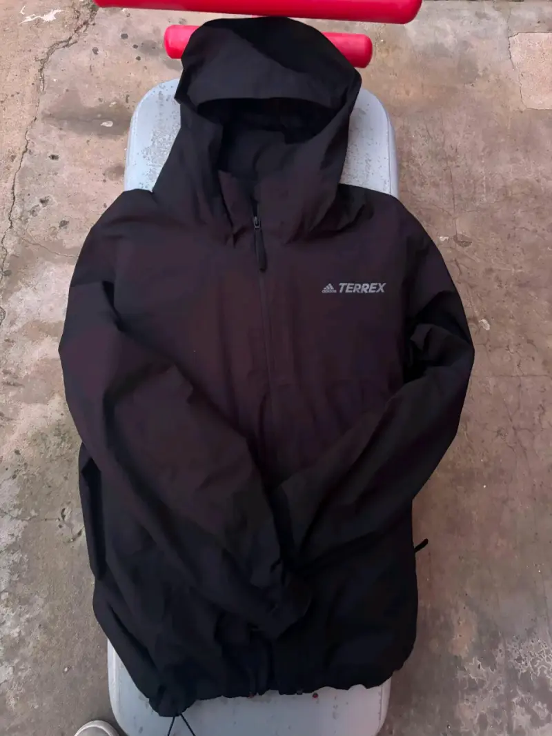 Chaqueta Impermeable Negra Adidas Terrex XL - 3