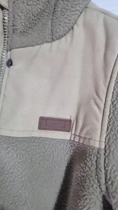 Chaqueta de lana con capucha Kivul verde - miniatura 2