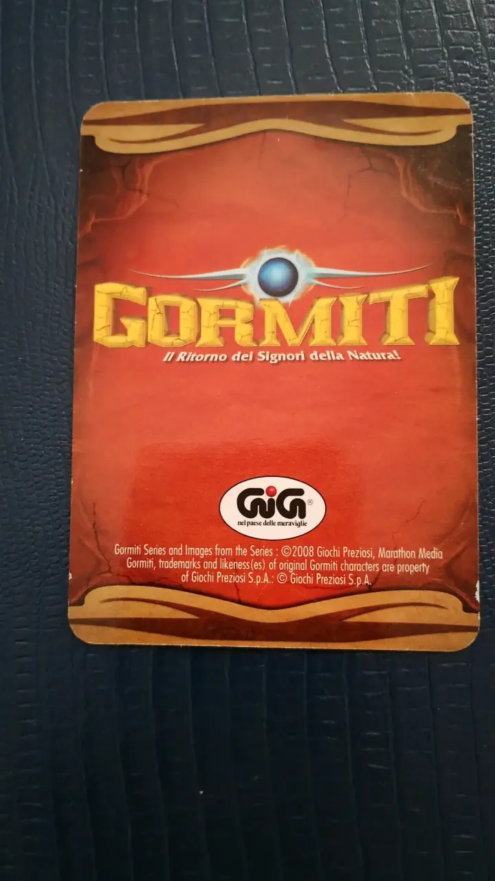 Carta coleccionable Gormiti La Magica Vedetta - 2
