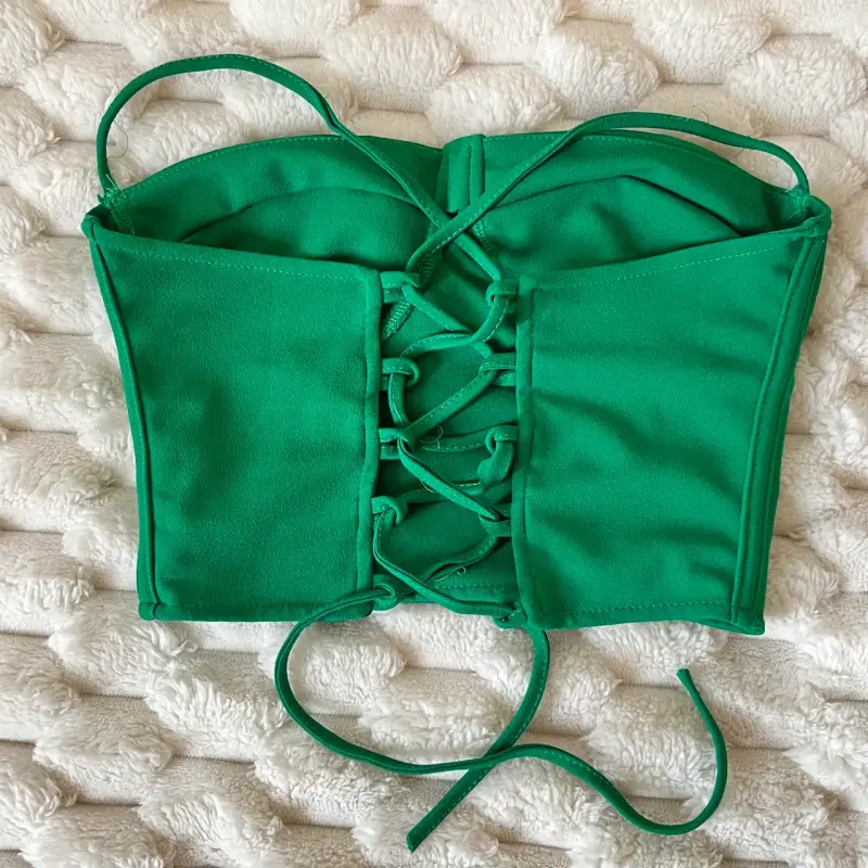 Top verde con tirantes talla XS/S - 2