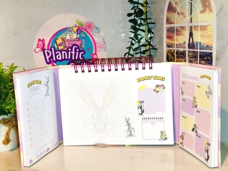 Agenda Looney Tunes con diseño divertido - 4