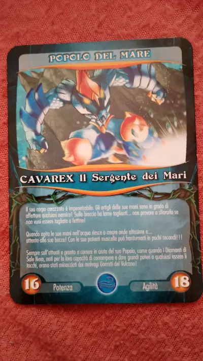 Carta coleccionable Gormiti Cavarex II - miniatura 1