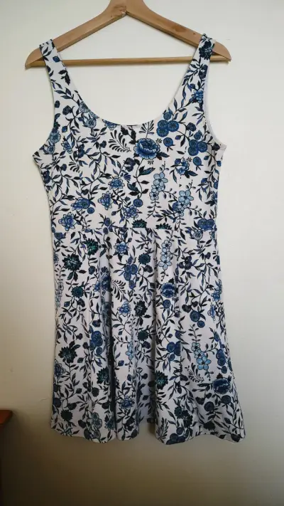Vestido floral azul H&M Divided - miniatura 1