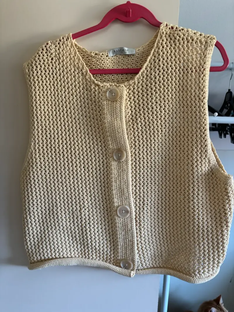 Chaleco sin mangas nuevo talla L - 1