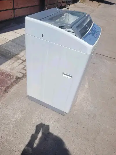 Lavadora automática carga superior blanca - miniatura 1