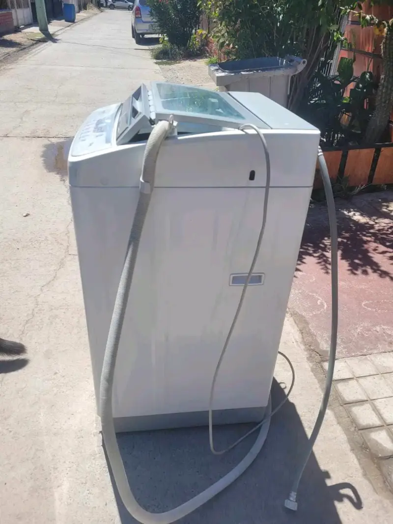 Lavadora automática carga superior blanca - 2