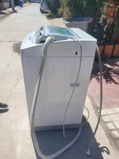 Lavadora automática carga superior blanca - miniatura 2