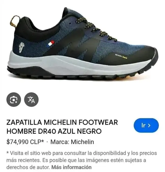 Zapatillas Michelin Footwear  Hombre DR40 Azul Neg - 3