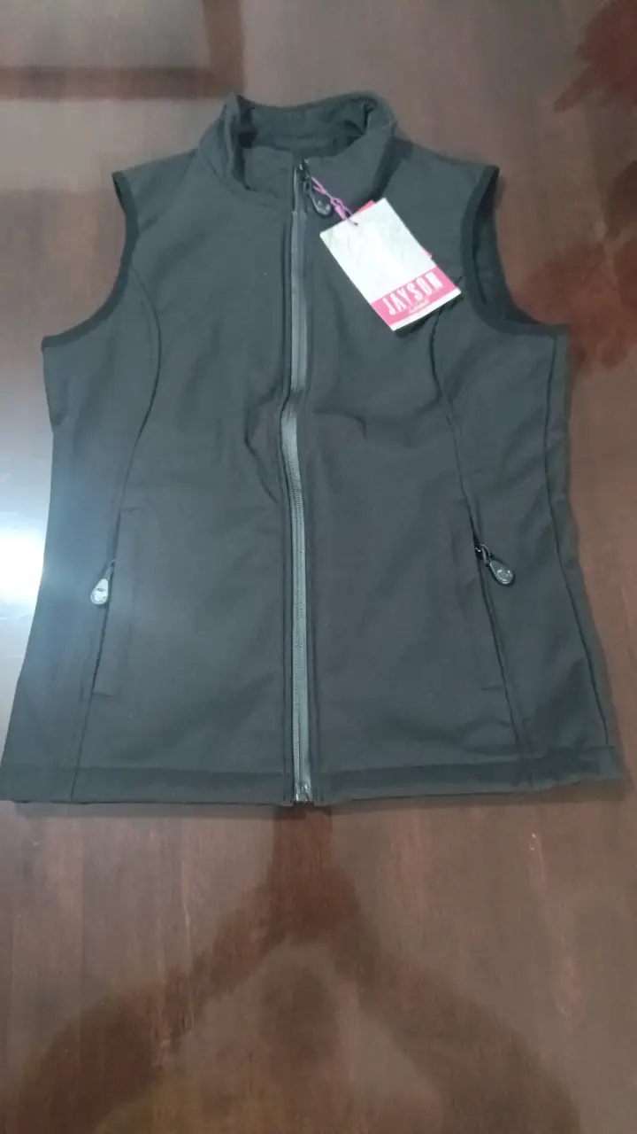 Chaqueta sin mangas negro Jinson