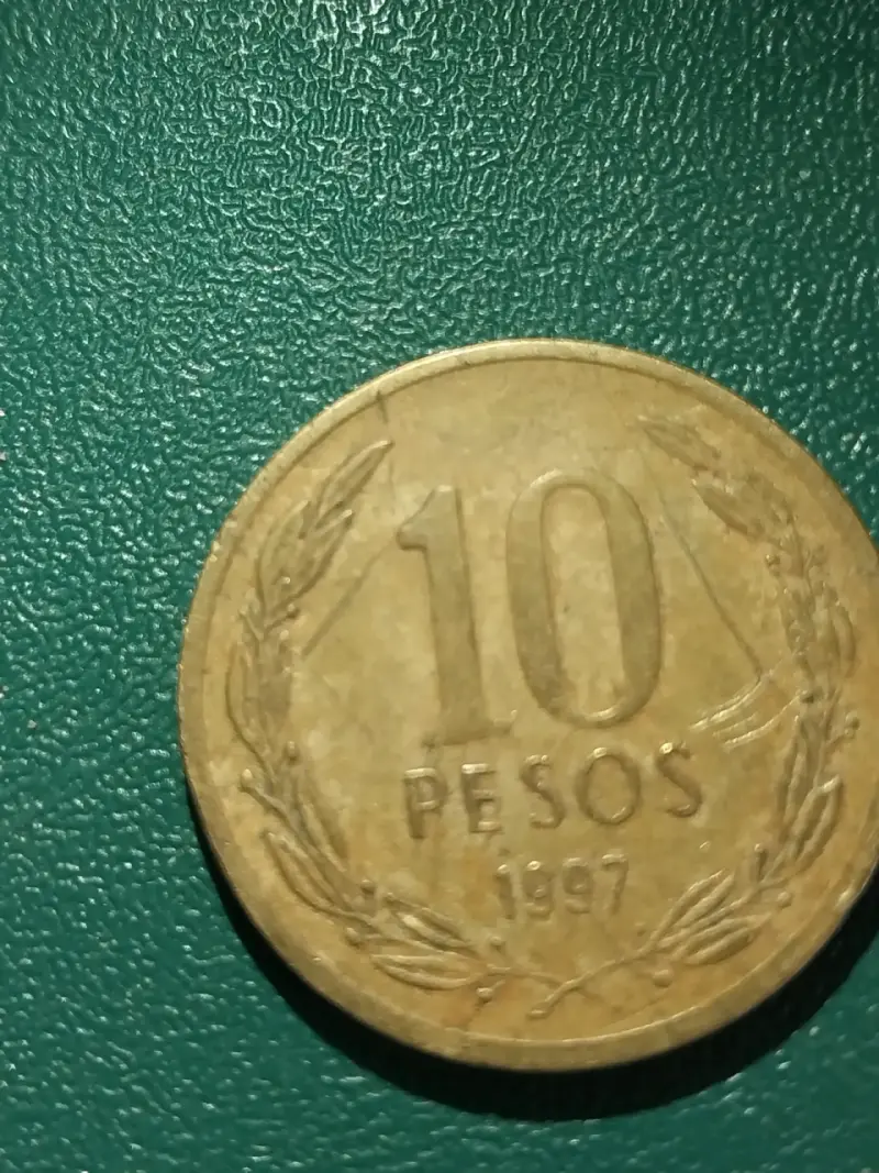 Moneda chilena de 10 pesos 1997