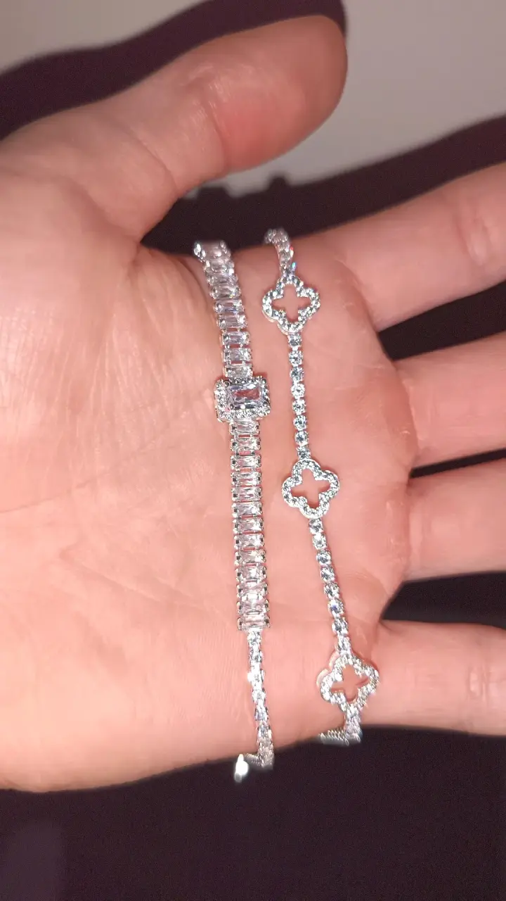 Pulseras de plata con diseño elegante - 4