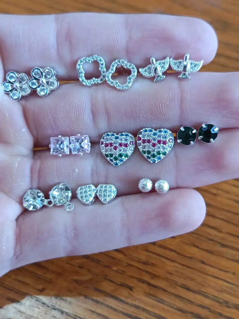 Set de Aros de plata - 1
