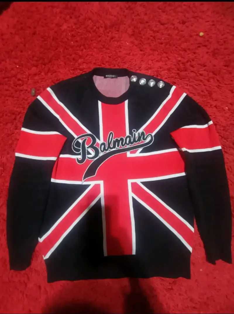 Suéter Balmain con diseño bandera británica - 1