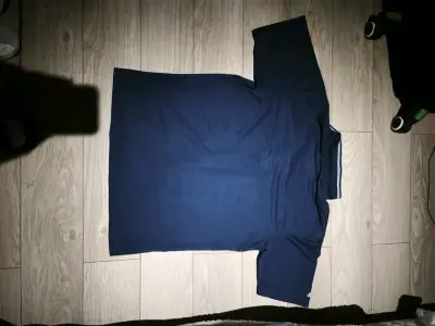Polera deportiva azul Adidas para hombre - miniatura 3